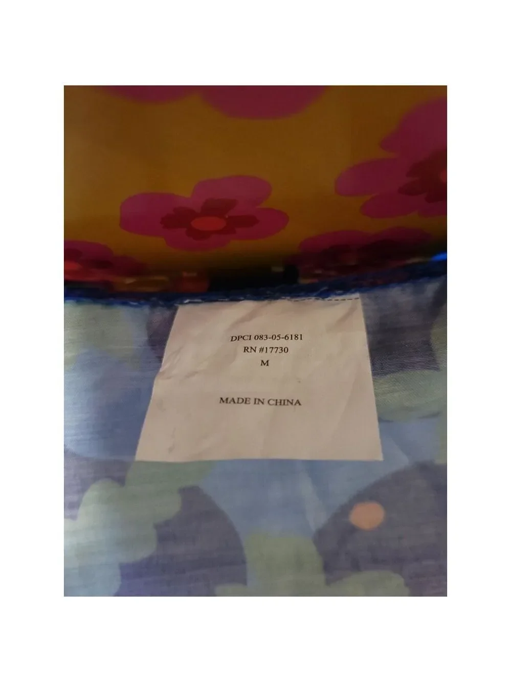 Daniela Coma Dog/Cat Shirt M | Floral Print, NWT